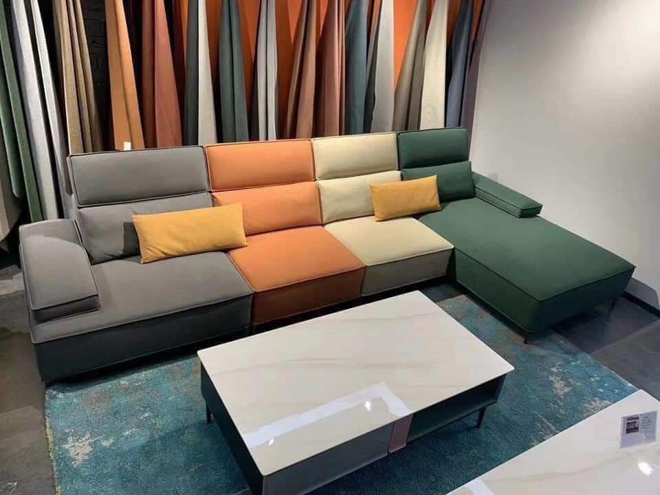 Bộ Ghế Sofa Góc Đẹp, Màu Sắc Phong Cách Sf08 - Sofa Hoàng Đức